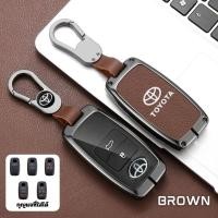 ราคา พร้อมส่งในไทย พวงกุญแจรถ เคสกุญแจหนัง สำหรับรถ โตโยต้า ยาริส Toyota YARIS cross Yaris ATIV 2022 2023 หรือใช้ร่วมกันได้หลายรุ่น (20895877120)