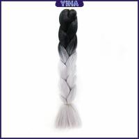 ราคา Yiha ผมเปีย ไหมถักผม แฮร์พีชผมเปีย ยาว 24 60cm แฮร์พีช ไหมถักผม สีทูโทน ไหมถัก ผมเปีย wig braids (18417865616)