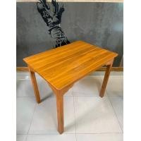 ราคา โต๊ะอาหาร ขนาด 100 75 75 สีสัก โต๊ะ โต๊ะไม้ โต๊ะไม้สัก โต๊ะนั่งทานอาหาร (16891071572)