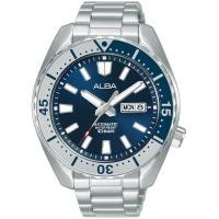 ราคา นาฬิกาข้อมือผู้ชาย ALBA Makushita Thailand Creation Automatic รุ่น AL4433X หน้าปัดสีเงิน AL4435X หน้าปัดสีน้ำเงิน ขนาดตัวเรือน 45 มม ตัวเรือน สาย Stainless steel สีเงิน (17395548186)
