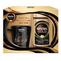 ราคา Nescafe Gold All Italiana Gift Set Mug เนสกาแฟ โกลด์ ออล อิตาเลียน่า กาแฟนำเข้าจากสวิส กิ๊ฟเซ็ท 200g แก้วมัค (382556307)