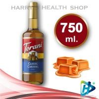 ราคา Torani Syrup Classic Caramel น้ำเชื่อม โทรานี่ คลาสสิค คาราเมล 750 ml (20981011402)