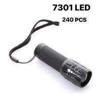 ราคา ไฟฉายซูม LED 7301 ใช้ถ่านไฟฉาย (11685513661)