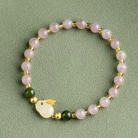 ราคา สร้อยข้อมือผู้หญิงสีเงินลูกปัด S925กระต่ายหยกธรรมชาติพร้อมใบรับรองสีม่วงอ่อน Y1B (17745067080)