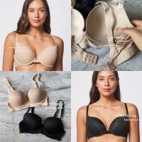 ราคา Maidenform LOVE THE LIFT Banded Double Pushup Plunge Bra Low Cut Bh Band Semi Wireless Bra Sisa Export Branded (19770710801)