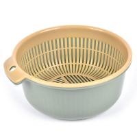 ราคา ตะกร้าระบายน้ำ ตะกร้าผัก ตะกร้าล้างผัก ผลไม้อเนกประสงค์ ใช้สำหรับล้างผัก ชามล้างผลไม้ ผัก มี 2 ชั้น washing basket Alphamart (13335503895)