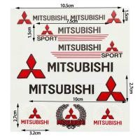 ราคา Mitsubishi Rแชลเลอร์โลโก้สติกเกอร์ PU 3D โลโก้ด้านหลังรถป้ายสติกเกอร์สำหรับ Mitsubishi ชุดสมบูรณ์ (13923881121)