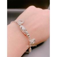 ราคา สร้อยข้อมือเงินแท้ฝั่งลาว80 ลายห้อยหัวใจลายสวยพร้อมส่ง (16960279415)