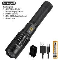 ราคา Alonefire H31 XHP50 2ไฟฉายLED USB Zoomableไฟฉายทางยุทธวิธีกันน้ำตั้งแคมป์ตกปลาโคมไฟ (4835526050)