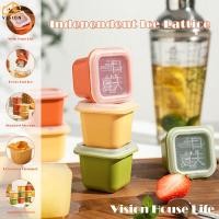 ราคา Vision 6ชิ้นถาดใส่น้ำแข็งก้อนพร้อมฝาปิดซิลิโคนรูปสี่เหลี่ยมเครื่องทำน้ำแข็งก้อนกล่องน้ำแข็งแม่พิมพ์ทำน้ำแข็งโคล่าวิสกี้ค็อกเทลแช่แข็งอาหารเด็กแม่พิมพ์เยลลี่แม่พิมพ์ทำน้ำแข็ง (18095090325)