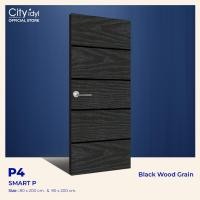 ราคา ประตู วงกบ โมเดิร์น BLACK Combo Set 2 ประตูสำเร็จรูป SMART HDF วงกบไม้จ๊อยซ์ สีโอ็คดำ ประตูภายใน ประตูห้องนอน ประตูห้องทำงาน ประตูโมเดิร์น (20505170770)