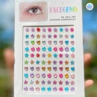 ราคา Face Stickers มุก เพชร คริสตัส แต่งหน้า สติ๊กเกอร์แต่งหน้า ติดผม คริสตัส แต่งหน้า ผีเสื้อ โบว์ มุก แต่งหน้า เพชรแต่งหน้า (21161694854)