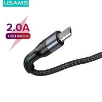 ราคา USAMS Fast Charging Cord For Android Phone Charger Micro USB Cable for Samsung Xiaomi Redmi (7450769870)
