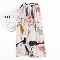 ราคา กางเกงผู้หญิง ขายาว ผ้าพริ้วใส่สบาย เอวยางยืด ไซส์ใหญ่ ราคาถูก รุ่นหญิงยาว (14666763922)