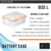 ราคา กล่องใส่แบต กล่องเก็บแบต Battery Case ตลับใส่แบตเตอรี่กล้อง สำหรับแบตเตอร์ canon fuji sony olympus nikon (13698678780)