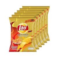 ราคา เลย์ร็อค มันฝรั่งแท้ทอดกรอบ รสหมึกย่างฮอทชิลลี 27 กรัม X 6 ซอง รหัสสินค้า LAZ 49 999FS (13751668067)