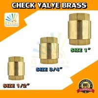 ราคา ราคาโปรโมชั่น สปริง เช็ควาล์ว วาล์วกันย้อน ทองเหลือง ขนาด 1 3 4 1 2 Spring Check Valve Brass (7524256987)