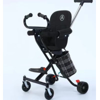 ราคา รถเข็นเด็ก รถเข็นเด็กรุ่นล่าสุด Stroller รถเข็นเด็กแบบพกพาปรับได้ 2ทิศทาง แบบ4ล้อ พับเก็บได้ น้ำหนักเบา (20345703413)