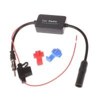 ราคา UNI Hot Sale Car Stereo FM AM Radio Signal Antenna Aerial Signal Amp Amplifier Booster cable (10896711171)