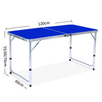 ราคา H Daily โต๊ะปิคนิค โต๊ะสนาม โต๊ะพับ โต๊ะแคมป์ปิ้งพับได้ Folding table ประหยัดพื้นที่ พับได้อลูมิเนียม แบบกระเป๋าพกพา (21119508801)