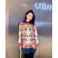 ราคา Gucci Shirt เชิ้ตตัวยาวคอกลม ผ้าพิมพ์ลายกุชชี่TD342 (12756985320)