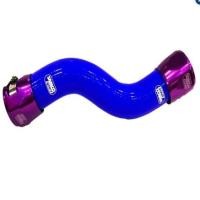 ราคา ท่อน้ำบนหม้อน้ำ สีน้ำเงิน DMAX พร้อมปลอกรัด ดีแมคซ์เก่า ปี2005 2011 ปลอกรัด 3สี (9833839386)