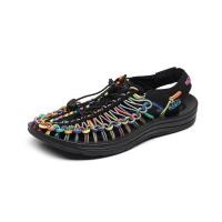 ราคา WANG KEEN Sandals Womens Outdoor Trendy Wear resistant Non slip Breathable Wading Woven Shoes QAQ408 (20690886673)