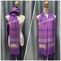 ราคา ผ้าพันคอ ผ้าพาสมีน่า ลายช้างไทย (19701120388)