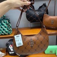 ราคา 2 สีขายดี กระเป๋าสะพายข้างmlb ทรง hobo ny รุ่นขายดี big size (20287206550)