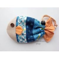 ราคา กระเป๋าหูรูด กระเป๋าสตางค์ กระเป๋าผ้า รูปปลา งานแฮนด์เมด ทำจากผ้าคอตตอน (17690544539)