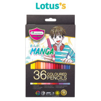 ราคา MASTERART มาสเตอร์อาร์ต ดินสอสีไม้ 36 สี รุ่นมังงะ (21057855681)