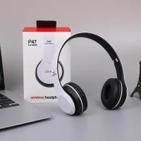ราคา หูฟังบลูทูธP47 bluetooth wireless หูฟังบลูทูธแบบครอบ ไร้สาย (16834702648)