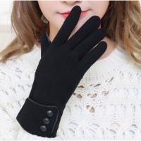 ราคา ถุงมือกันหนาว บุขน เนื้อผ้ากระชับมือ (17429731795)