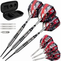 ราคา Viper by GLD Products Viper Blitz 95 Tungsten Steel Tip Darts with Storage Travel Case 26 Grams (19118262177)