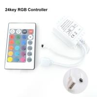ราคา DC 12V RGB IR Remote Controller Led Strip light 24 44 Keys adjustable switch for SMD 3528 5050 5730 5630 LED Strip lamp lighting W6TH (20332665020)