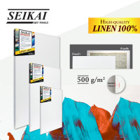 ราคา SEIKAI ผ้าใบลินิน 100 ผ้าใบแคนวาส เฟรมผ้าใบ เฟรมวาดรูป เฟรมผ้าลินิน LINEN CANVAS 1 ผืน (3171068431)
