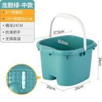 ราคา ถังแช่เท้าเพิ่มความสูงอ่างล้างเท้าสำหรับขาเล็กอ่างแช่เท้ารุ่นนวดเพื่อสุขภาพใช้ในบ้านถังแช่เท้าถังพลาสติกลึกฉนวนกันความร้อนเพิ่มความสูงหนา (21053750732)