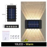 ราคา ไฟติดผนังโซล่า โคมไฟภายนอกอาคาร ไฟติดกำแพงรั้ว ไฟโซล่าเซลล์ LED กันน้ำ ไฟติดผนัง ไฟตกแต่ง Solar light ไฟพลังงานแสงอาทิตย์ (19650814490)