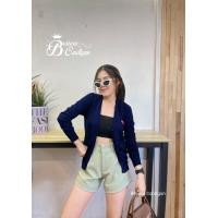 ราคา BW Warisara เสื้อคลุมตามกระแส งานติดชาร์ต เป็นงานผ้า Zara กระดุมผ่าหน้า เย็บเพลย์หัวใจข้าง งานเนื้อผ้านิ่ม ใส่คลุมได้กับทุกช่วงสภาพอากาศ (14183362675)