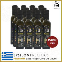 ราคา PackX12 Epsilon Precious PREMIUM Extra Virgin Olive Oil 250ml Bottle น้ำมันมะกอกบริสุทธิ์พิเศษ (17573298443)