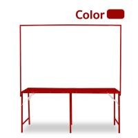 ราคา โต๊ะพับ ติดแผ่นเมทัลชีท ขนาด 1 8 ม โต๊ะเหล็กพับ โต๊ะขายของตลาดนัด โต๊ะยาว โต๊ะพับราคาถูก แถมฟรี จุกยางรองขาโต๊ะ (21306448696)