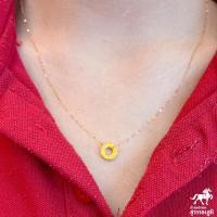 ราคา จี้ทอง จี้โดนัทLove คำแท้ฮ่องกง 99 99 พร้อมสร้อยทองแท้ อิตาลี18K น้ำหนักทอง 0 35 045 กรัม มีใบรับประกันสินค้า (21037837616)