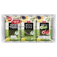 ราคา YangBan ยังบัน สาหร่ายเกาหลี สาหร่ายทะเลปรุงรสน้ำมันมะกอก ทานตะวัน 4 กรัม บรรจุ 3 ซอง (9563765740)