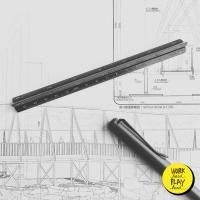 ราคา WHPH Shop ไม้สเกล สีดำ ยาว15ซม ไม้บรรทัดสเกลสามเหลี่ยม ไม้บรรทัดสเกลอลูมิเนียม (3735706377)