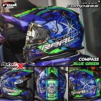 ราคา หมวกกันน็อค REAL VENGER PLUS COMPASS 2023 แว่น2ชั้น ลายใหม่ล่าสุด (19012749165)
