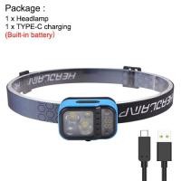 ราคา Asafee YD 07 XTE LED 500LM White Red Light Headlamp Induction Switch IPX4 Waterproof 60 Rotation Built in Battery Rechargeable (20910755195)