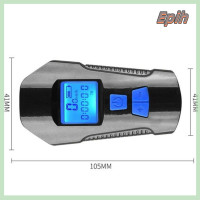 ราคา Epih ไฟท้ายหน้าจักรยานไฟหน้าจักรยานไฟ LED ชาร์จ USB ได้มาพร้อมมาตรวัดความเร็วแตร (19899903344)