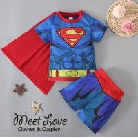ราคา ชุดแฟนซีเด็ก ชุดซุปเปอร์แมน ชุดซุปเปอร์ฮีโร่ Superman ชุดฮีโร่แขนสั้น ขาสั้น ชุดซุปเปอร์แมน ชุดลำลอง (20457712672)