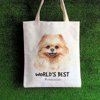 ราคา กระเป๋าผ้า เปลี่ยนชื่อได้ ลายน้องหมา สุดน่ารัก กระเป๋าชอปปิ้งลายน้องหมา (8313727430)