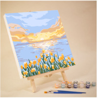 ราคา พร้อมส่ง ภาพระบายสีตามตัวเลข ขนาด40X30 ซม ระบายสีตามเลข ภาพวาด ภาพวาดสีน้ำมัน จิตรกรรม DIY ของขวัญ ชนิดสีน้ำมัน ระบายสีง่ายๆภาพวาดสี คริสต์มาส ของขวัญ (21151610211)